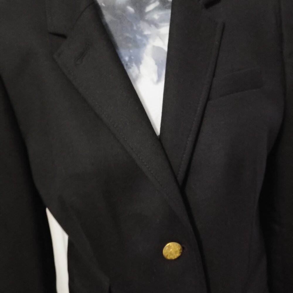 J Crew Black Wool Schoolboy Blazer - Picture 3 of 15